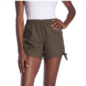 MADEWELL ARMY GREEN PULL-ON SHORTS SIZE XL